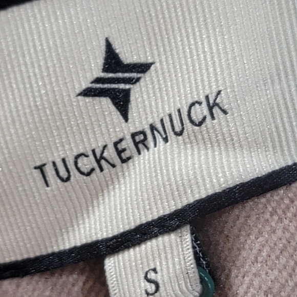 Tuckernuck Sandwhisp Dakotah Dress NWT Size Small - Tan Shift Mini with White Co - Picture 2 of 8